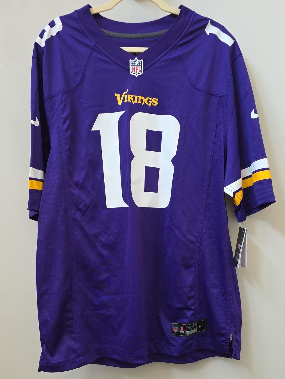 Nike Minnesota Vikings Purple #18 Justin Jefferson NFL Jersey